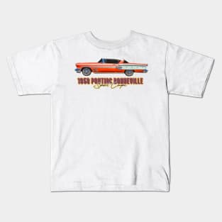 1958 Pontiac Bonneville Sport Coupe Kids T-Shirt